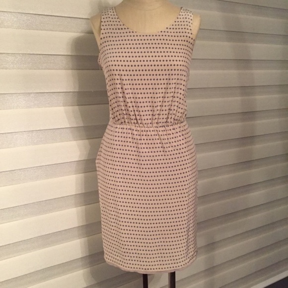 Marc by Marc Jacobs Silk Newsprint Beige Dress 2 - Picture 1 of 8